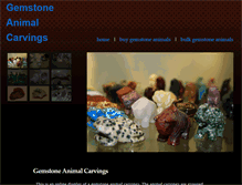 Tablet Screenshot of gemstoneanimals.com